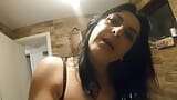 Milfycalla Pee, Ironing, Puffy Shiny Jacket Masturbation snapshot 2