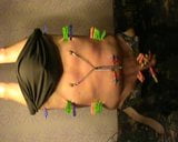 Suspended military slave's body gets a lot of clips snapshot 3