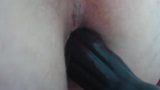 my inflatable butt plug going up my ass (close up) snapshot 2