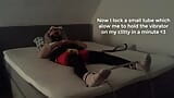 Sissy i kyskhetsblöja bondage timelock vibrator cum snapshot 4