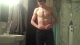 Horny Young Boy Wank in the Bathroom snapshot 1