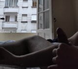 Neighbor pretending clean her window to watch me naked masturbating snapshot 8