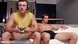 NDB - Couple Caught Screwing Has Hunk Roommate Join In snapshot 7