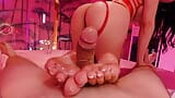 Massage fille parfaite, footjob dans un salon spa snapshot 20