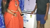 Indian hot StepMom got fucked while washing clothes with Clear Hindi audio snapshot 4