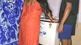 Indian hot StepMom got fucked while washing clothes with Clear Hindi audio snapshot 3