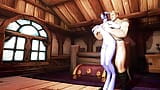 Девушка Draenei мастурбирует до бедра - warcraft пародия snapshot 2