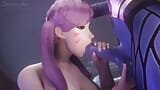 D.va pajeando futa widowmaker overwatch futa porno snapshot 12