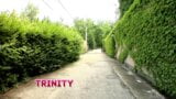 Trinity, con đĩ Hungary bị nick lang, ngoài trời, trang phục, con điếm cao lớn, đụ qua đường hậu môn, vú nhỏ, trêu ghẹo tóc vàng # 1 snapshot 1