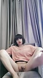 Travesti Ting Xuan se masturbou perto da janela do hotel snapshot 8