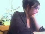 ugly preggo pigg in webcam snapshot 2