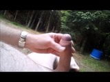 Jerking off in the woods snapshot 7