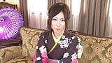 Волосатая японская шлюшка получила камшот на ее сиськи! горячий трах snapshot 2