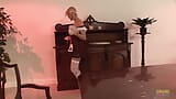 Sexy blonde maid makes a long cock disappear in her pussy snapshot 2