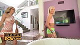 Pov - trio com sua namorada chloe temple e stepis sky pierce snapshot 1