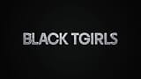 Zwarte tgirls hardcore: Blackbarbi's grote Johnny snapshot 1