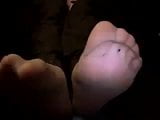 Office smelling Nylon Feet snapshot 4