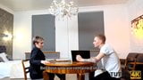 TUTOR4K. Lucky stud manages to fuck experienced tutor in sex snapshot 4