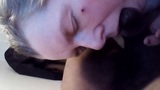 Sexy girl sucks a big hard cock snapshot 2