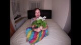 Hot Wife Found a Dildo in a Flower Bouquet snapshot 1