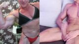 Muscle guy goes crazy for a muscle girl snapshot 2