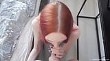 Petite amie rousse super sexy baisée en POV snapshot 5