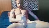 Russian Bodybuilder is jerking front of the cam snapshot 5