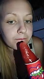 Licking a Popsicle snapshot 9