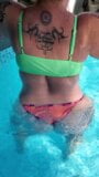 Big Booty in the pool – shaking it! snapshot 3