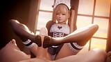 Marie Rose Foot Job In Maid Outfit snapshot 1