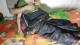 India bhabhi ki chudai black saree me snapshot 4