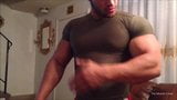 Raciel Castro Flex in Tight Shirt snapshot 1