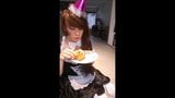Sissy Eating a Cuck Cake (full video) snapshot 10