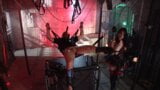 Man in a dungeon is used as sexy vixen's fuck slave snapshot 3