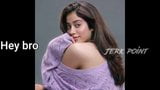 Janvi Kapoor – Cum Tribute with Sex sounds snapshot 1