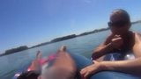 Inner Tube Blowjob On The Lake snapshot 10