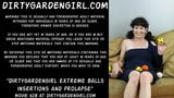 Dirtygardengirl extreme balls insertions and prolapse snapshot 1