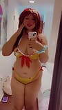 Inugami Korone Bikini Cosplay snapshot 2