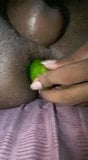 masturbating with cucumber snapshot 3