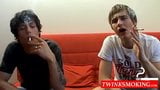 Euro twink dudes Jerry and Clark smoking snapshot 2