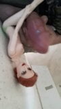 Cute redhead gets a facial snapshot 4