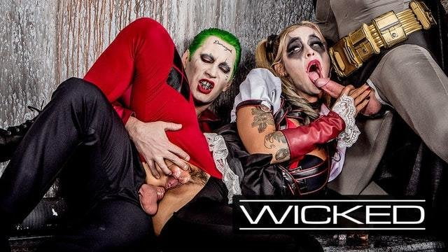 Free watch & Download Wicked - Harley Quinn Fucks Joker & Batman