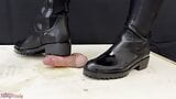 Compilación de corridas cbt, bootjob, shoejob, trabajando con el pie con tamystarly - ballbusting, femdom, botas snapshot 7