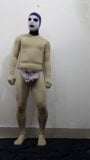 Zentai Tarzan porno penis aftrekken snapshot 1