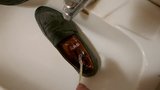 Piss in men's dress shoe snapshot 3