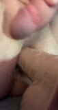 Rubbing my precum on the Cock in my ass snapshot 3