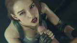 Jill Valentine Sloppy Blowjob With Red Lipstick ! snapshot 1