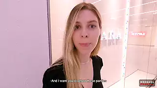 Unlucky Shoplifter Fucked in Mall Toilet - Real Public - Risky Sex ...