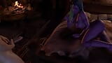 Một con yêu tinh ban đêm trong skyrim sục cu và thổi kèn - Skyrim 3D khiêu dâm parody snapshot 2