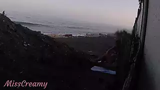 Flashing My Cock in Front of My Stepdaughter in a Public Beach and ...